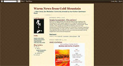 Desktop Screenshot of coldmountainsangha.blogspot.com