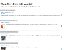 Tablet Screenshot of coldmountainsangha.blogspot.com