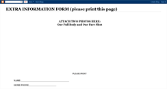 Desktop Screenshot of aicextrainformationform.blogspot.com