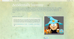 Desktop Screenshot of accidentallymommy.blogspot.com