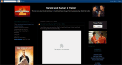 Desktop Screenshot of harold-and-kumar-2-trailer.blogspot.com