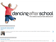 Tablet Screenshot of dancingafterschool.blogspot.com