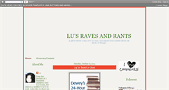 Desktop Screenshot of lusravesandrants.blogspot.com