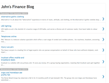 Tablet Screenshot of johnsfinanceblog.blogspot.com