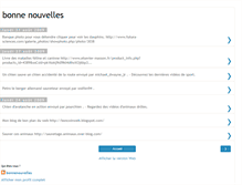 Tablet Screenshot of bonnenouvelles.blogspot.com