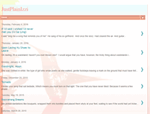 Tablet Screenshot of justplainizzi.blogspot.com
