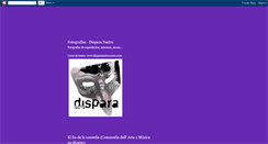 Desktop Screenshot of disparateatro-fotos.blogspot.com