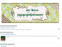 Tablet Screenshot of myboyspaparazzimommy.blogspot.com