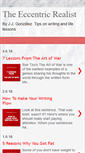 Mobile Screenshot of eccentricrealist.blogspot.com