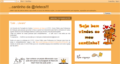 Desktop Screenshot of cantinhodarletecs.blogspot.com