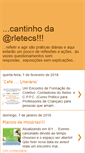 Mobile Screenshot of cantinhodarletecs.blogspot.com