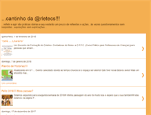 Tablet Screenshot of cantinhodarletecs.blogspot.com
