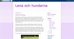 Desktop Screenshot of lenaochhundarna.blogspot.com