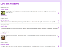 Tablet Screenshot of lenaochhundarna.blogspot.com