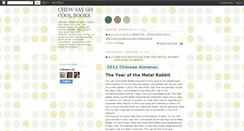 Desktop Screenshot of chewsaygo.blogspot.com