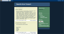 Desktop Screenshot of depozite-bursa-transport.blogspot.com