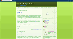 Desktop Screenshot of dearjosephine.blogspot.com
