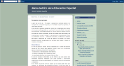 Desktop Screenshot of marcoteoricodelaeducacionespecial.blogspot.com