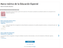 Tablet Screenshot of marcoteoricodelaeducacionespecial.blogspot.com