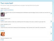 Tablet Screenshot of our2newfeet.blogspot.com