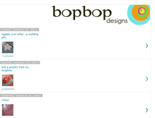 Tablet Screenshot of bopbopdesigns.blogspot.com