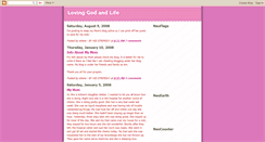 Desktop Screenshot of lovinggodandlife.blogspot.com
