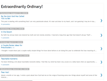 Tablet Screenshot of extraordinarilyordinarymjw.blogspot.com