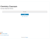 Tablet Screenshot of chemistryhelper.blogspot.com