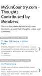 Mobile Screenshot of mysuncountry-thoughts-by-members.blogspot.com