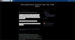 Desktop Screenshot of eaglessblpslforsale.blogspot.com