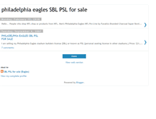 Tablet Screenshot of eaglessblpslforsale.blogspot.com