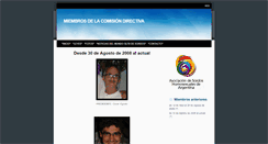 Desktop Screenshot of miembrosdelacomisiondirectiva.blogspot.com