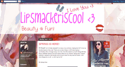 Desktop Screenshot of lipsmackeriscool.blogspot.com