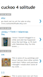 Mobile Screenshot of cuckoo4solitude.blogspot.com