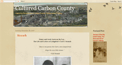 Desktop Screenshot of culturedcarboncounty.blogspot.com