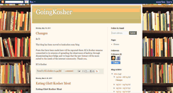 Desktop Screenshot of going-kosher.blogspot.com