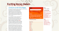 Desktop Screenshot of excitingmoneymakers.blogspot.com