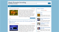 Desktop Screenshot of magic-formula-investing.blogspot.com