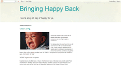 Desktop Screenshot of bringinghappyback.blogspot.com