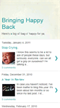 Mobile Screenshot of bringinghappyback.blogspot.com