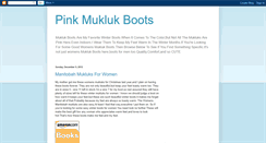 Desktop Screenshot of mukluks-boots.blogspot.com