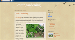 Desktop Screenshot of flower-gardeningtips.blogspot.com