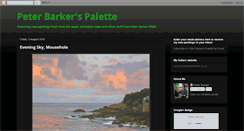 Desktop Screenshot of peter-peterbarkerpaintings.blogspot.com