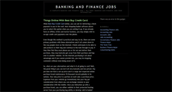 Desktop Screenshot of bankingandfinance-jobs.blogspot.com