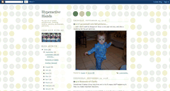 Desktop Screenshot of hyperactivehands.blogspot.com
