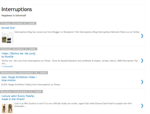 Tablet Screenshot of interruptionists.blogspot.com