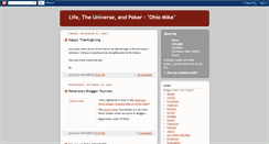 Desktop Screenshot of lifeuniversepoker.blogspot.com