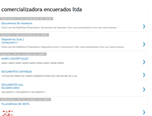 Tablet Screenshot of encuera2ltda.blogspot.com