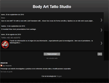 Tablet Screenshot of bodyarttattostudio.blogspot.com