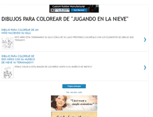 Tablet Screenshot of coloreandojugandoenlanieve.blogspot.com